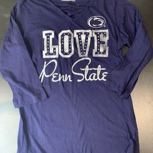 Russell Athletic Kids Long Sleeve Tee - Navy Blue